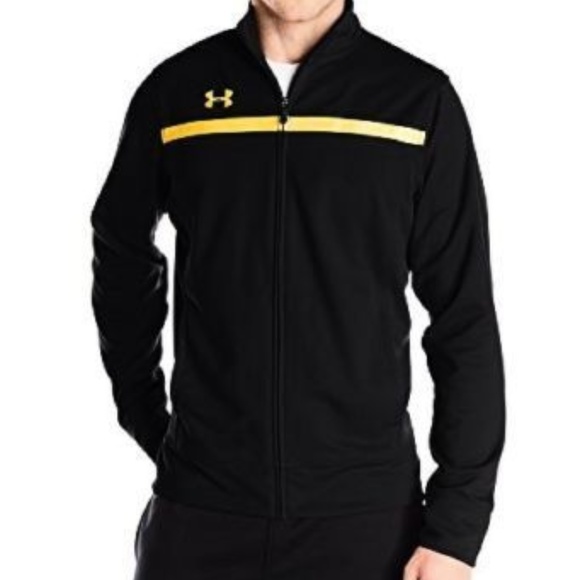 Under armour jackets gold Clearance